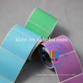 Direct paper roll full color self adhesive label sticker for barcode printer printing